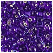 dp-20 Cobalt Silver Lined 3.4mm 3" Tube Approx. 13 grams - Beads Gone Wild

