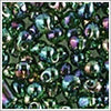 dp-288 Transparent Olive Green AB 3.4mm 3" Tube Approx. 13 grams - Beads Gone Wild