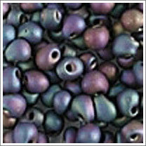 dp-401fr Matte Black AB 3.4mm 3" Tube Approx. 13 grams - Beads Gone Wild
