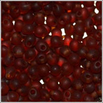 dp-134f Matte Transparent Dark Topaz 3.4mm 3" Tube Approx. 13 grams - Beads Gone Wild
