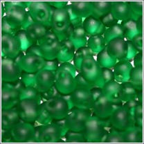 dp-146f Matte Transparent Green 3.4mm 3" Tube Approx. 13 grams - Beads Gone Wild
