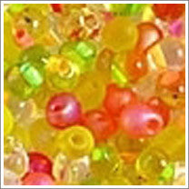 mix-06 Flammingo Road Mix 3.4mm 3" Tube Approx. 13 grams - Beads Gone Wild
