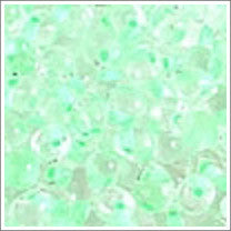 dpf-10 Mint Green Lined Crystal 3.4mm 3" Tube Approx. 13 grams - Beads Gone Wild
