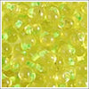 dpf-11 Mint Green Lined Yellow 3.4mm 3" Tube Approx. 13 grams - Beads Gone Wild
