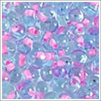dpf-19 Hot Pink Lined Aqua 3.4mm 3" Tube Approx. 13 grams - Beads Gone Wild
