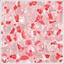 dpf-24 Red Lined Crystal 3.4mm 3" Tube Approx. 13 grams - Beads Gone Wild
