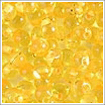 dpf-26 Apricot Lined Yellow 3.4mm 3" Tube Approx. 13 grams - Beads Gone Wild
