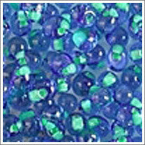 dpf-31 Mint Green Lined Sapphire 3.4mm 3" Tube Approx. 13 grams - Beads Gone Wild
