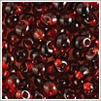 dpf-34 Red Lined Dark Topaz 3.4mm 3" Tube Approx. 13 grams - Beads Gone Wild
