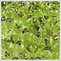 dpf-45 Sparkle Bronze Lined Chartreuse 3.4mm 3" Tube Approx. 13 grams - Beads Gone Wild

