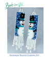 Snowman 2020 Beaded Earring Kit