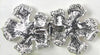 Rhodium Plated Flower Clasp - Beads Gone Wild
