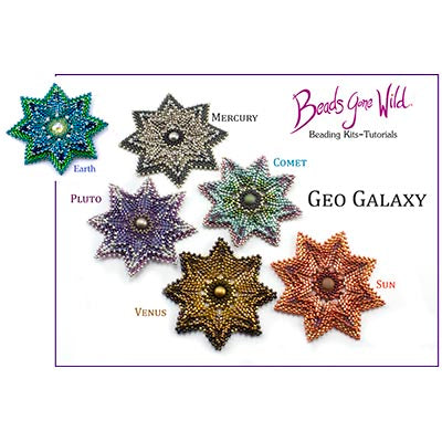 Geo Galaxy Bead Weaving Necklace Kit - Beads Gone Wild