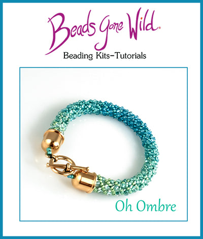 Oh Ombre Bracelet Beadweaving Kit - Beads Gone Wild