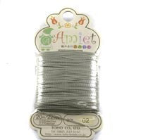 Amiet Polyester Grey 22yards (20m) .5mm - Beads Gone Wild
