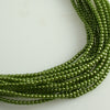 2mm Czech Pearl Green Apple 150 pcs - Beads Gone Wild