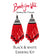 Black, White & Red Brick Stitch Earrings Kit