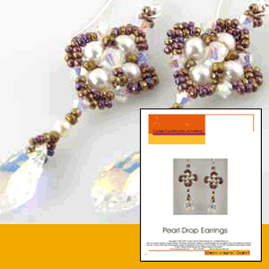 Pearl Drop Earrings Instructions - Beads Gone Wild
