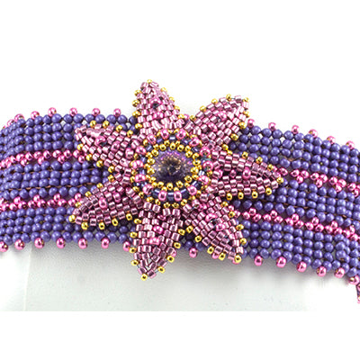 Learn a Stitch - Ladder Stitch Bracelet Kit with MIYUKI seed beads BEGINNER