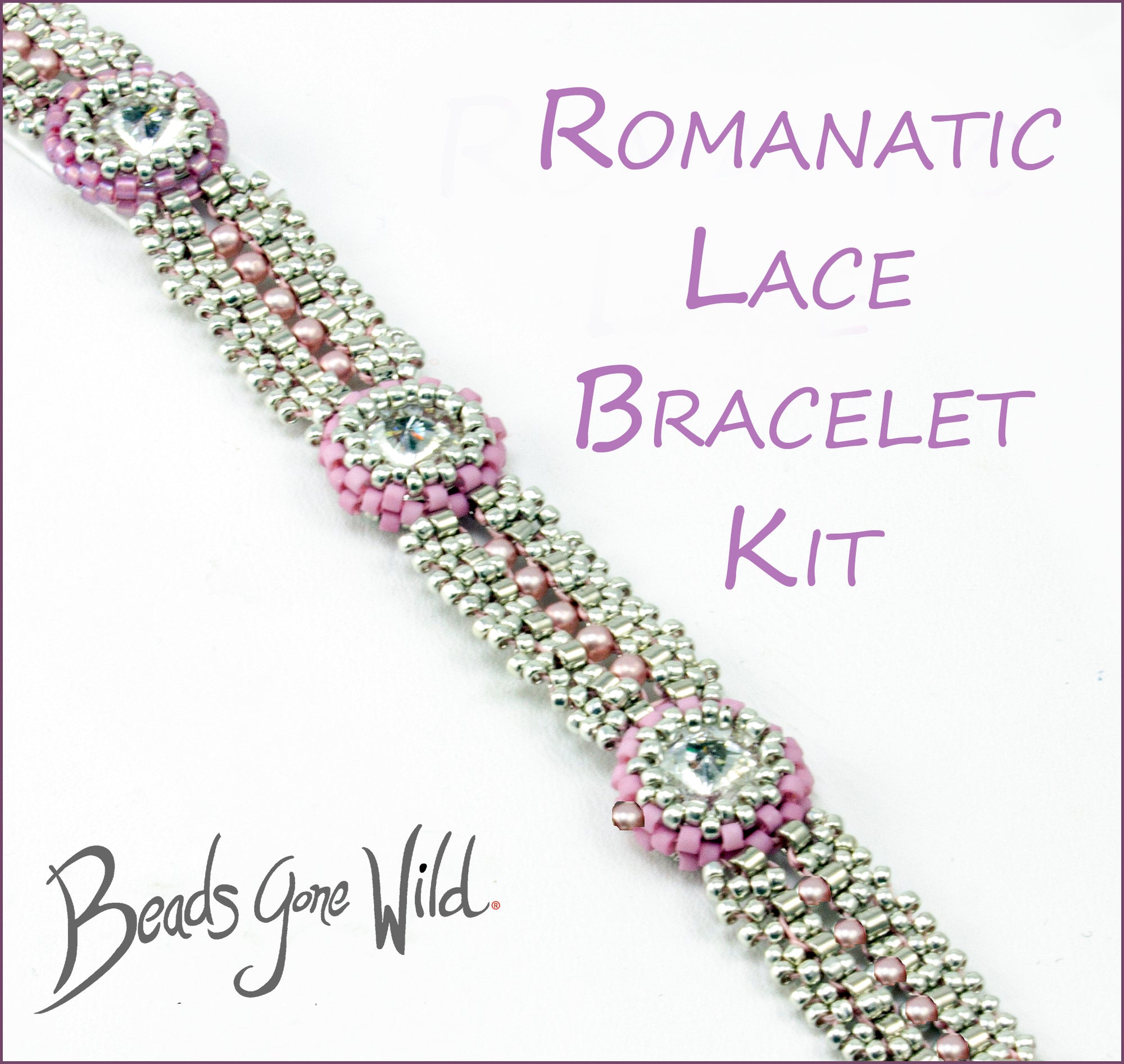 Romantic Lace Bracelet Bead Weaving Kit