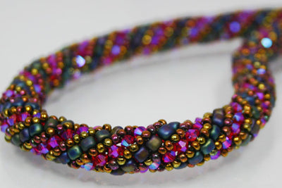 Russian Spiral Necklace Bead Weaving Kit