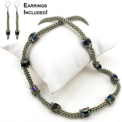 Bead weaving necklace on sale