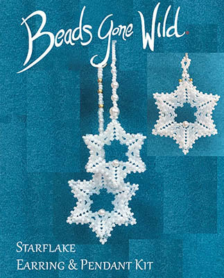 Starflake Earring and Pendnat Bead Weaving Kit
