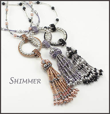 Shimmer Bead Weaving Necklace Kit