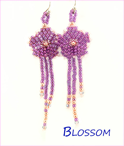 Blossom Bead Weaving Earring Kit