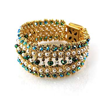 Emerald City Bracelet Bead Weaving Kit
