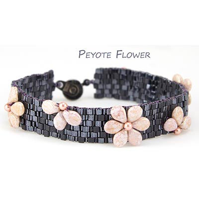 Peyote Flower Bracelet Bead Weaving Kit
