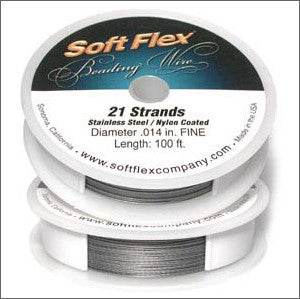 Soft Flex Fine diameter .014in. length 100ft. - Beads Gone Wild
