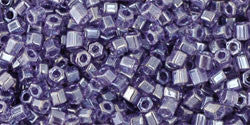 11/o Hex Seed Bead Transparent Luster Sugar Plum - Beads Gone Wild
