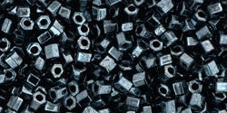11/o Hex Seed Bead Metallic Hematite - Beads Gone Wild
