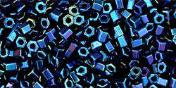 11/o Hex Seed Bead Metallic Nebula - Beads Gone Wild
