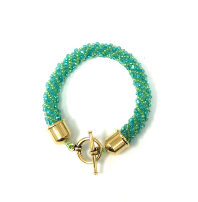 Holiday Spiral Bead Weaving Bracelet Kit | Beaded bracelets tutorial, Seed  bead bracelets diy, Beaded bracelets diy