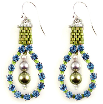 Urban Sheek Earrings Bead Weaving Kit - Beads Gone Wild
 - 1