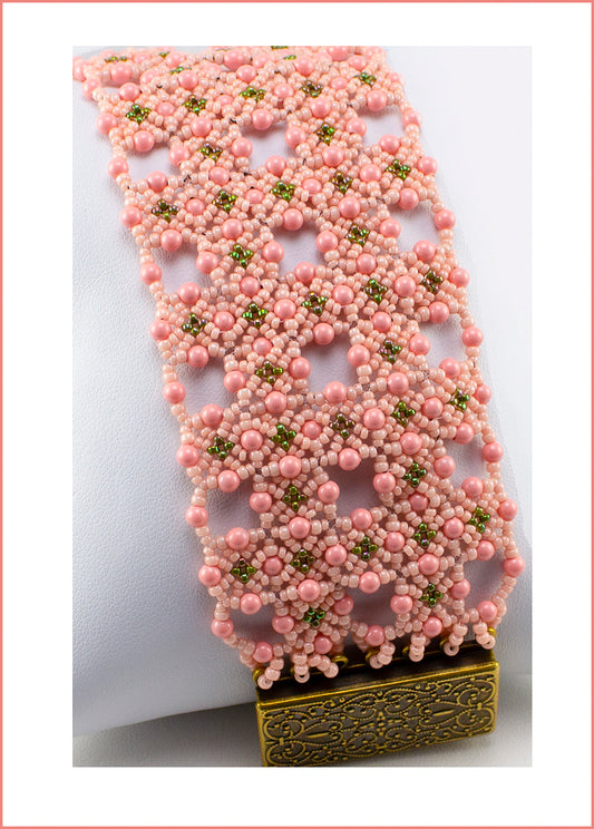 Vintage Look Bead Weaving Instructions Pattern