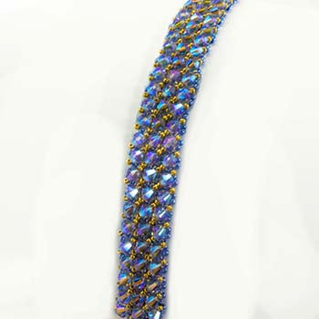 Crystal Mesh Bracelet Bead Weaving Kit