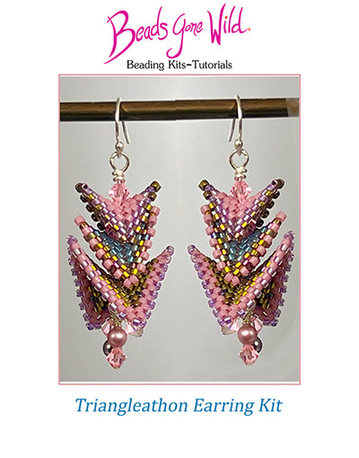 Triangleathon Beaded Earring Kit
