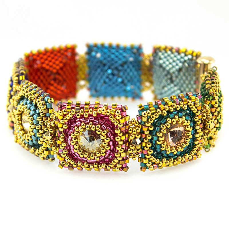 Flaming Jewels Bracelet Bead Weaving Kit